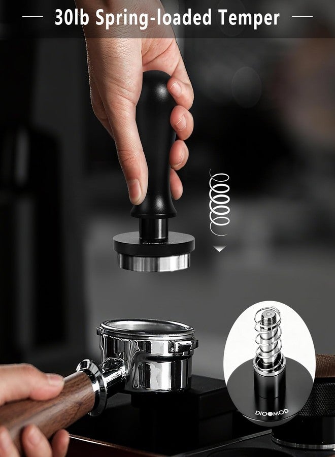 Dioomod 54mm Espresso Tamper, Spring Loaded Coffee Tamper Tool, Stainless Steel Calibrated Espresso press Tool for Breville Series 54mm Portafilter Basket, Barista Coffee Accessories - Image 2